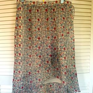 Madewell Floral Skirt Size 0